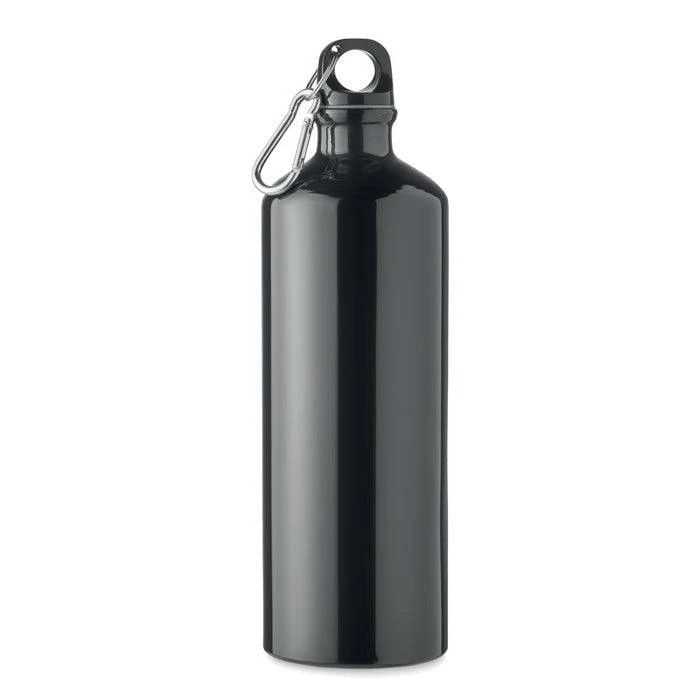 Sticl din aluminiu cu perete simplu i carabin 1000 ml